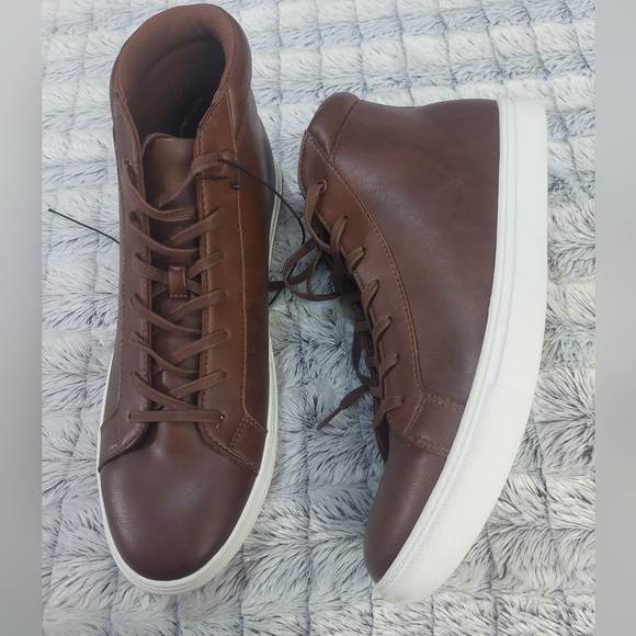 Nwot Goodfellow & Co 11.5 Landry high top Sneaker brown - Picture 2 of 7